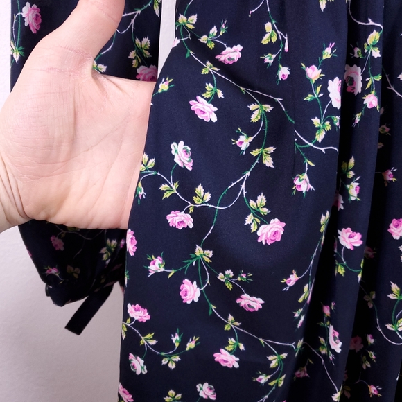 Juicy Couture Navy Blue Floral Dress - Picture 7 of 9
